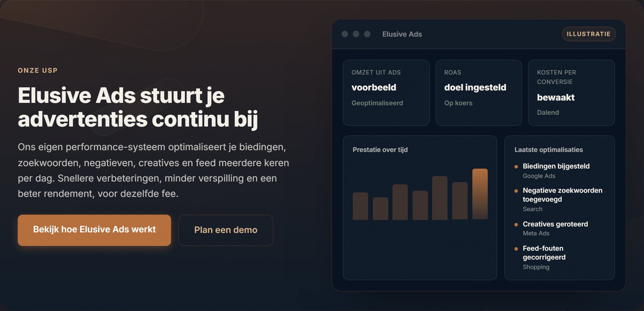 ElusiveAds binnen het Vindbaar.ai-platform